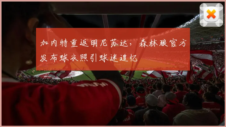 加内特重返明尼苏达，森林狼官方发布球衣照引球迷追忆